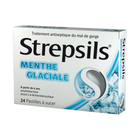 Strepsils Menthe Glaciale 24 pastilles