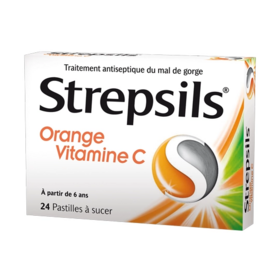 Strepsils Orange Vitamine C 24 pastilles