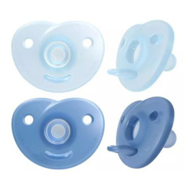 Sucette Soothie Bleue 0-6 mois - Lot de 2 Sucettes