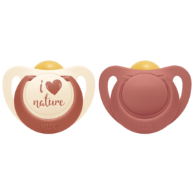 Sucettes For Nature 6-18 Mois Terracotta - Lot de 2