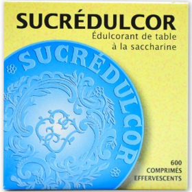 SUCREDULCOR - Edulcorant de Table à la Saccharine - 600 comprimés effervescents