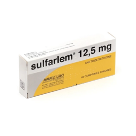 Sulfarlem 12,5 mg digestion 60 comprimés