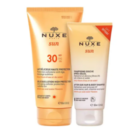 Nuxe Sun Lait Fondant SPF30 + Shampooing Douche Offert