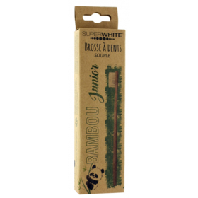 SUPERWHITE - Brush Bambou - Brosse à Dents en Bambou Junior
