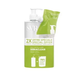 SVR Sebiaclear Eau Micellaire 400 ml + recharge 400 ml