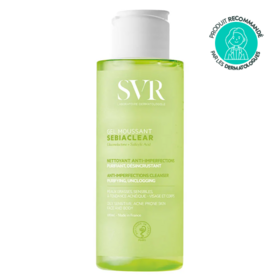 SVR Sebiaclear Gel moussant 100 ml – nettoyant visage peaux grasses à imperfections