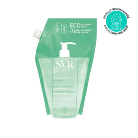 SVR Spirial Déo Douche recharge gel lavant déodorant 24h 400 ml – Hygiène anti-odeurs & fraîcheur longue durée