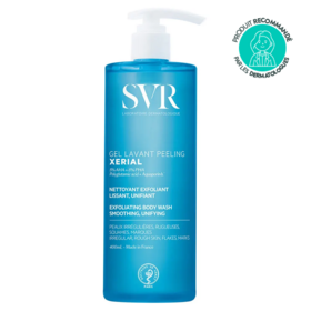 SVR Xerial Gel lavant peeling 400 ml – gel lavant exfoliant rugosités