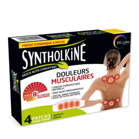 Syntholkiné Patch Auto-Chauffant Grand Format 4 patchs