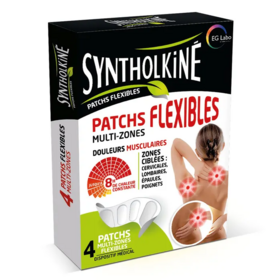 Synthol SyntholKiné Patchs Flexibles Multi-Zones x4