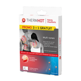 Thermhot patchs chauffants multi-zones 4 Patchs
