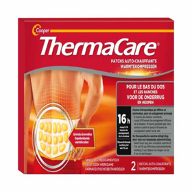 Thermacare Patch Auto-chauffant dos x2 – patch chauffant lombalgie