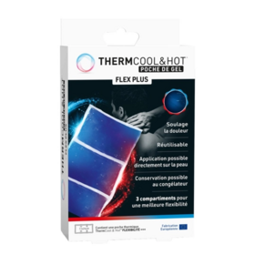 Thermcool & hot gel flex poche de gel + Housse soulage la douleur