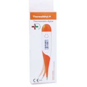 Thermosthyl - Thermomètre Digital Orange embout flexible