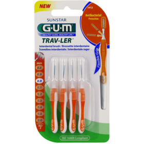 TRAV-LER - Brossette Interdentaire 0,9 mm 1412 - 4 unités
