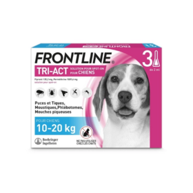 Frontline Tri-Act Chien de 10 à 20 Kg 3 Pipettes