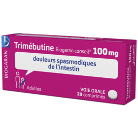 Trimebutine - Douleurs Spasmodiques 100 mg - 20 comprimés