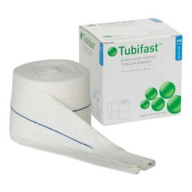 TUBIFAST 2 Way Stretch - Bandage Tubulaire Ligne Bleue - 7,5 cm x 10 m
