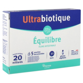 ULTRABIOTIQUE - Équilibre Flore Intestinale - 30 Gélules Végétales