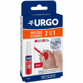 Urgo Filmogel Mycose 2en1 Red 4 ml Solution anti-fongique pour ongles