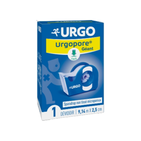 Urgo Urgopore Sparadrap Microporeux Géant + dévidoir