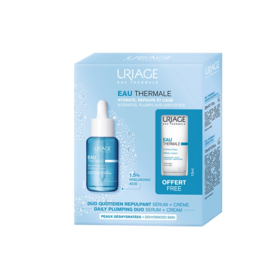Uriage Eau Thermale Coffret Duo Quotidien Repulpant – Sérum Booster H.A + Crème d'Eau