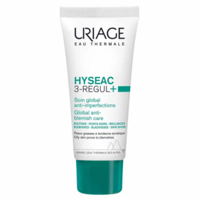 Uriage Hyséac 3-Regul+ Soin Global, Boutons, brillances, pores 40 ml