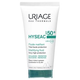 Uriage Hyséac Fluide Matifiant SPF50+ 50 ml - Brillances et protection