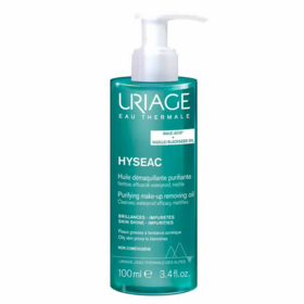 Uriage Hyséac Huile démaquillante purifiante, Peaux à tendance acnéique 100 ml