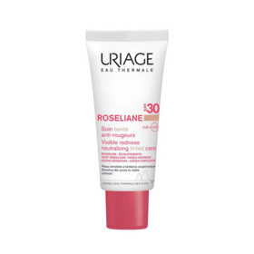 Uriage Roséliane Soin Teinté anti-rougeurs SPF30 40 ml — soin teinté correcteur rougeurs peaux sensibles couperosiques