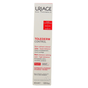 Uriage Toléderm Control Soin calmant intensif riche 40 ml – peaux intolérantes et réactives