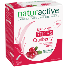 URISANOL - Stevia - Cranberry - 28 sachets-sticks