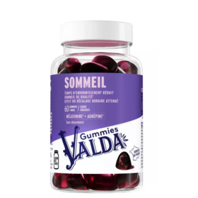 Valda Sommeil goût fruits des bois 60 gummies – endormissement rapide et sommeil réparateur sans sucre – cure de 1 mois
