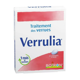 Boiron Verrulia Verrues 60 comprimés – Médicament homéopathique pour le traitement des verrues