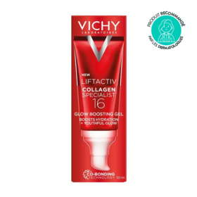 Vichy Liftactiv Collagen Specialist 16 Glow Boosting Gel Visage Booster Hydratation et Éclat 50 ml – Gel hydratant anti-âge éclat