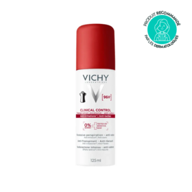 Vichy Clinical Control Anti-Transpirant 96h Mixte 125 ml – Déodorant spray haute efficacité anti-odeurs