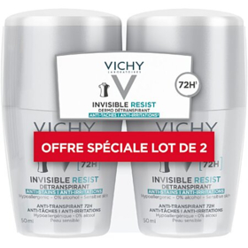 Vichy Invisible Resist Anti Irritations 72H 2x50ml