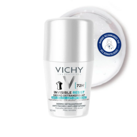 Vichy Déodorant Roll-On Dermo Détranspirant Invisible 72h - 50ml