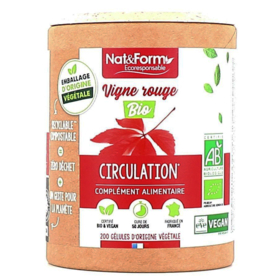 Vigne Rouge Bio - 200 Gélules d'Origine Végétale
