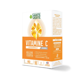 Santé Verte Vitamine C Liposomale 60 gélules – Immunité, énergie et protection antioxydante