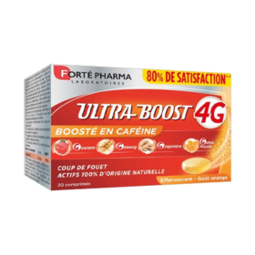 Forté Pharma UltraBoost 4G effervescent 20 comprimés – Énergie et performance