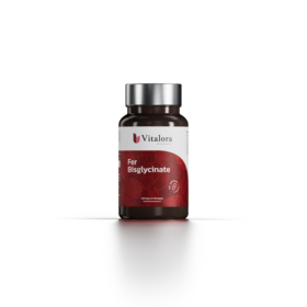 Vitalora Fer Bisglycinate – Minéral bio-disponible pour énergie et immunité 60 gélules