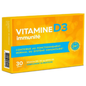 Vitamine D3 - Immunité - 30 gélules