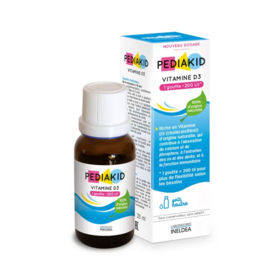 Pediakid  Vitamines D3 200 UI Gouttes Buvables 20 ml Enfants dès la naissance