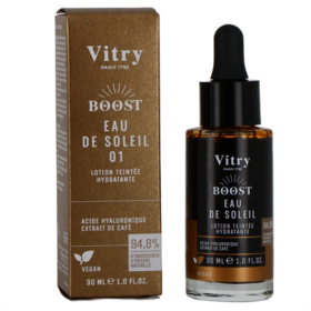 Vitry Boost Eau de soleil 30 ml – lotion hydratante teintée effet bonne mine