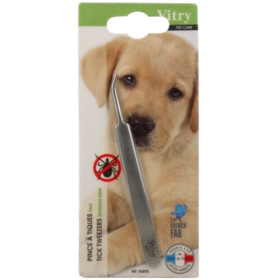 Vitry Pince à Tiques Inox – extraction sûre des tiques