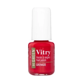 Vitry Vernis Be green n°018 grenade 6 ml – vernis à ongles naturel fortifiant