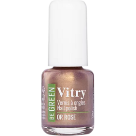Vitry Vernis à ongles be green n°38 or rose 6 ml – vernis fortifiant naturel