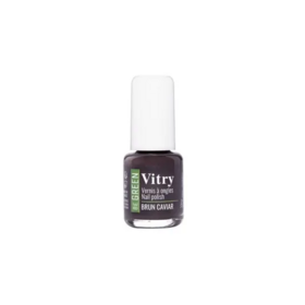 Vitry Vernis Be green brun caviar 6 ml – vernis à ongles naturel