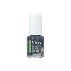 Vitry Vernis Be green n°108 gris chic 6 ml – vernis à ongles naturel fortifiant